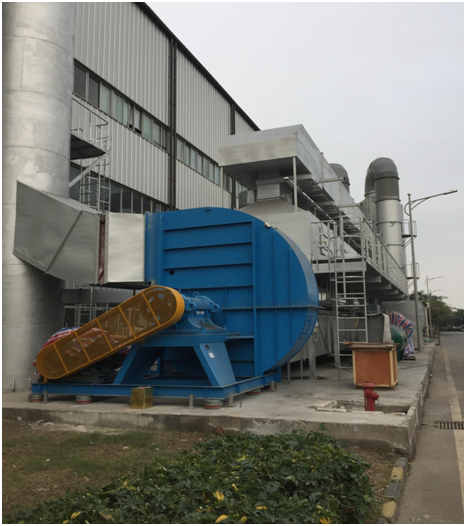 廣東順德美的微波爐制造有限公司噴漆廢氣治理工程